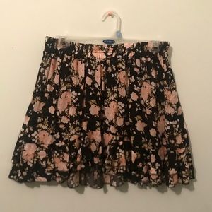 Flower patterned skirt